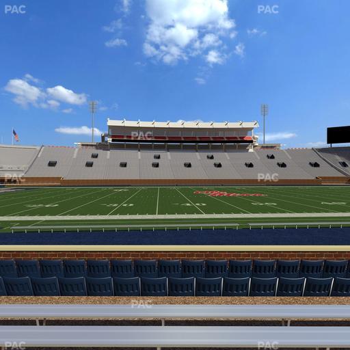 Vaught Hemingway Stadium - Section F Seat View