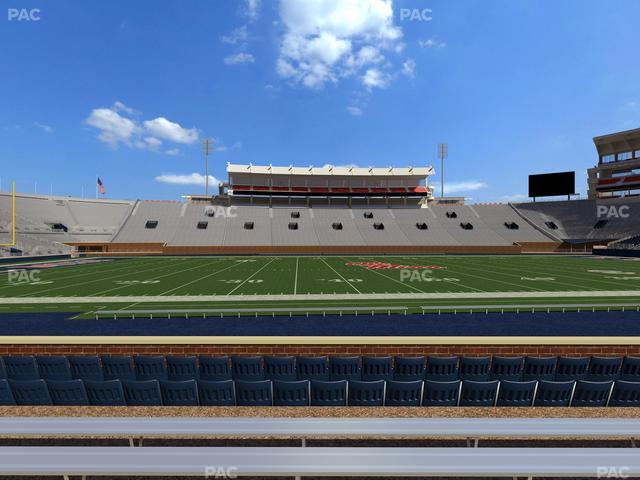 Vaught Hemingway Stadium - Section F Seat View