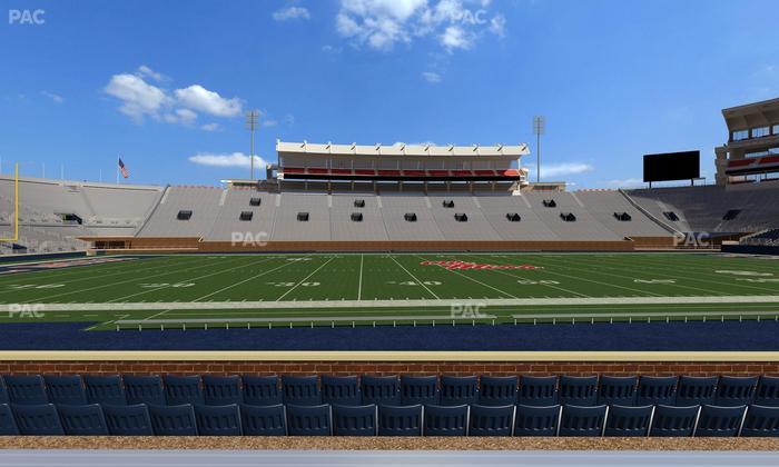 Vaught Hemingway Stadium - Section F Seat View