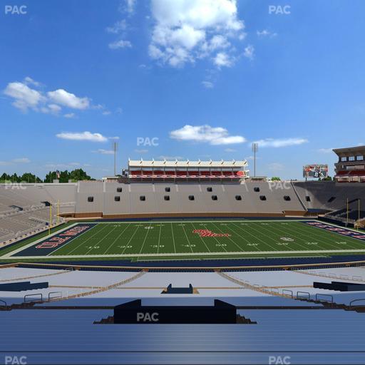 Vaught Hemingway Stadium - Section F Seat View