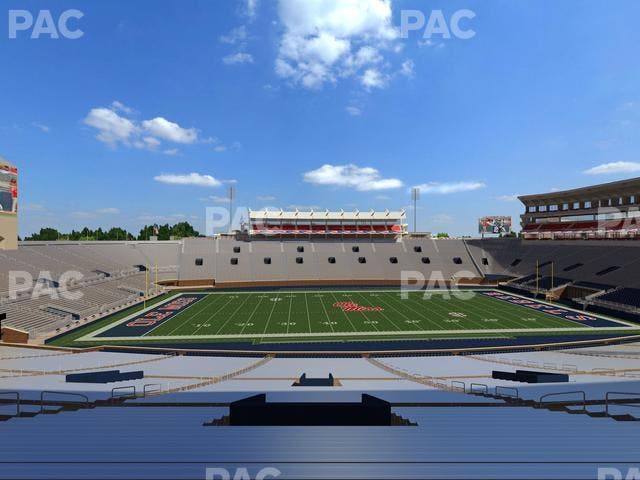 Vaught Hemingway Stadium - Section F Seat View