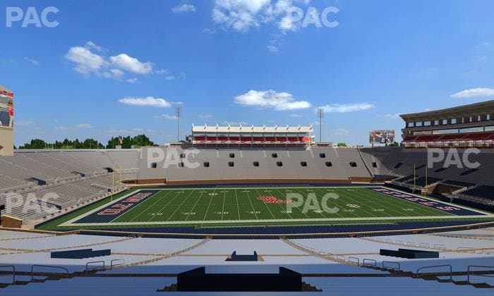 Vaught Hemingway Stadium - Section F Seat View