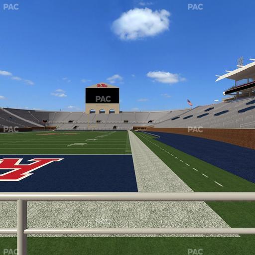 Vaught Hemingway Stadium - Section Field Club 1 Seat View