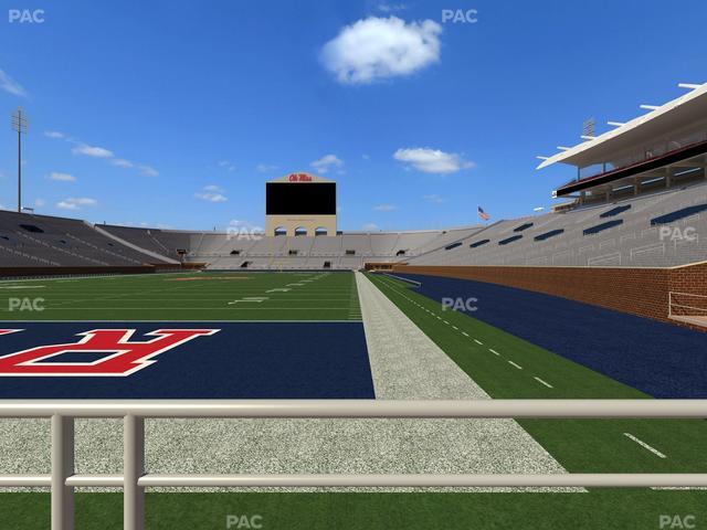 Vaught Hemingway Stadium - Section Field Club 1 Seat View