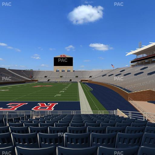 Vaught Hemingway Stadium - Section Field Club 1 Seat View