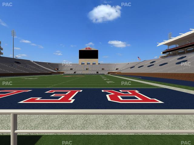 Vaught Hemingway Stadium - Section Field Club 2 Seat View