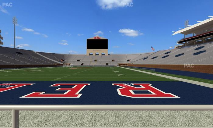 Vaught Hemingway Stadium - Section Field Club 2 Seat View