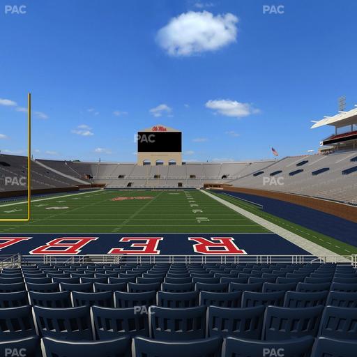 Vaught Hemingway Stadium - Section Field Club 2 Seat View