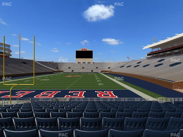 Vaught Hemingway Stadium - Section Field Club 2 Seat View