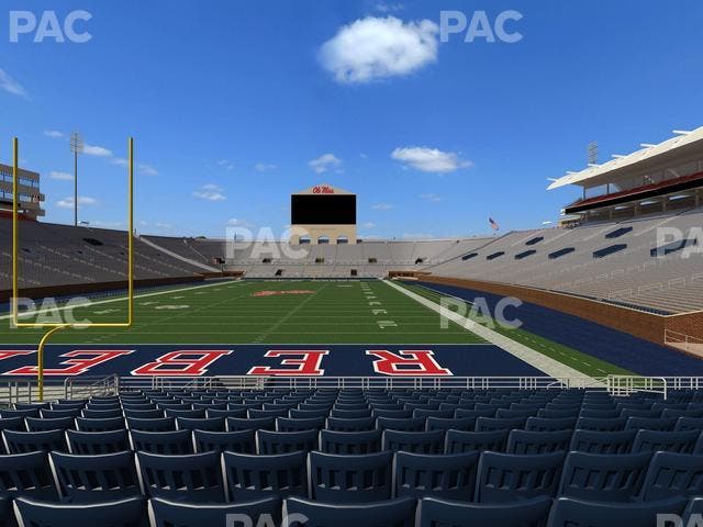Vaught Hemingway Stadium - Section Field Club 2 Seat View