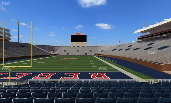 Vaught Hemingway Stadium - Section Field Club 2 Seat View
