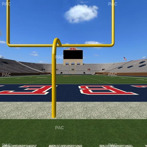 Vaught Hemingway Stadium - Section Field Club 3 Seat View