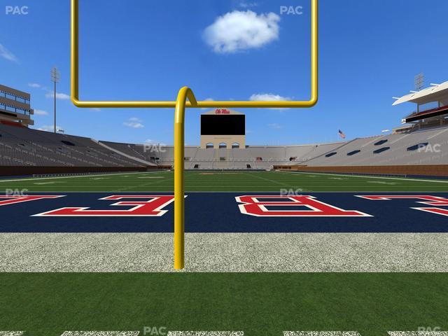 Vaught Hemingway Stadium - Section Field Club 3 Seat View