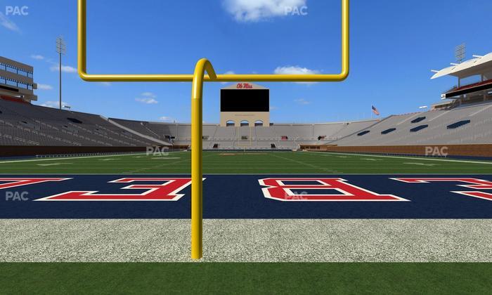 Vaught Hemingway Stadium - Section Field Club 3 Seat View