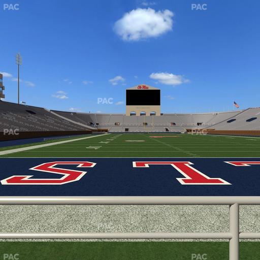 Vaught Hemingway Stadium - Section Field Club 4 Seat View