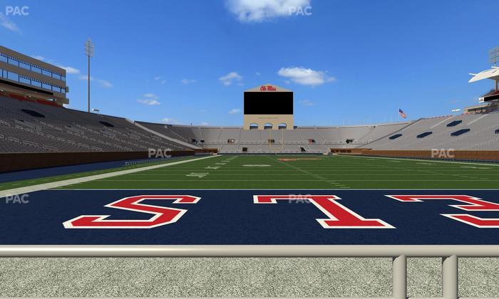Vaught Hemingway Stadium - Section Field Club 4 Seat View