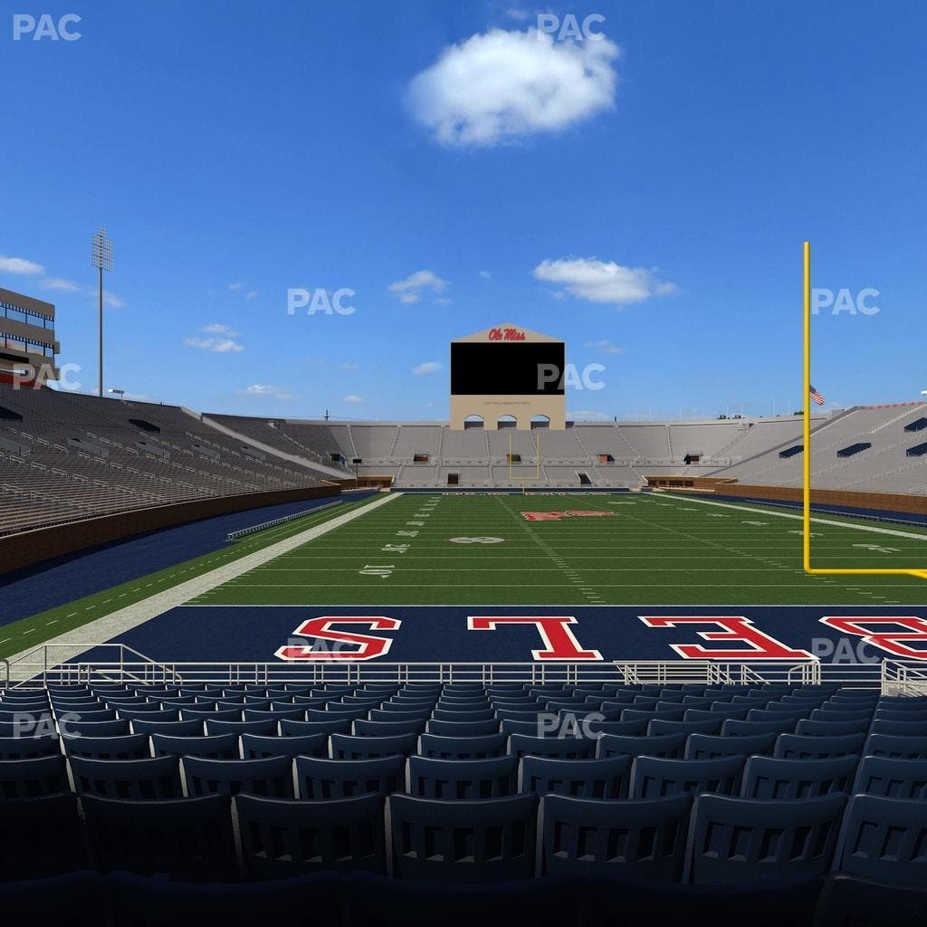 Vaught Hemingway Stadium - Section Field Club 4 Seat View
