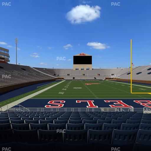 Vaught Hemingway Stadium - Section Field Club 4 Seat View