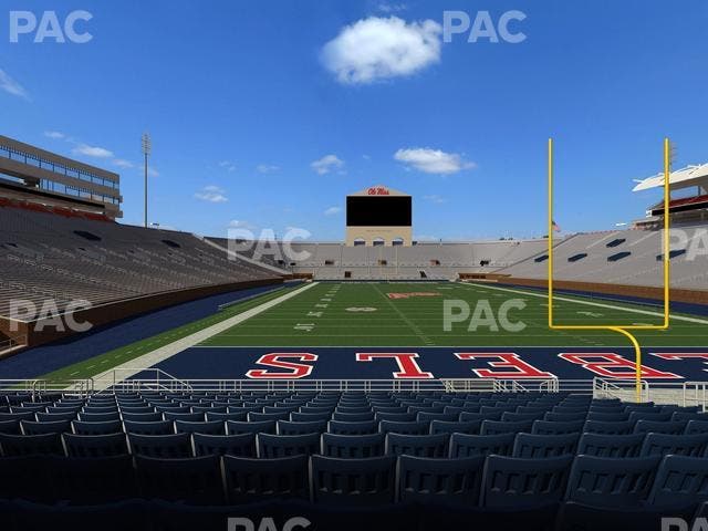 Vaught Hemingway Stadium - Section Field Club 4 Seat View