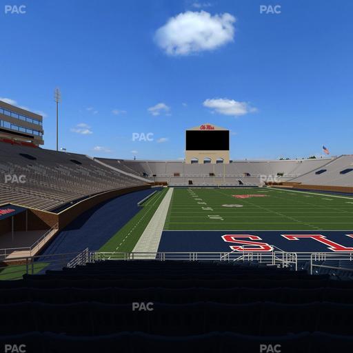 Vaught Hemingway Stadium - Section Field Club 5 Seat View