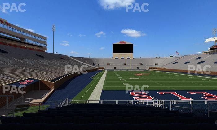 Vaught Hemingway Stadium - Section Field Club 5 Seat View