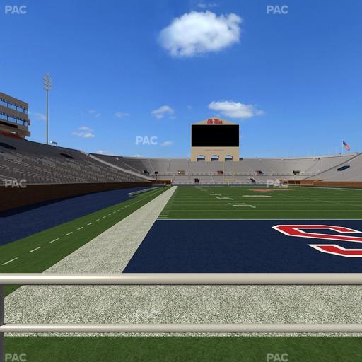 Vaught Hemingway Stadium - Section Field Club 5 Seat View