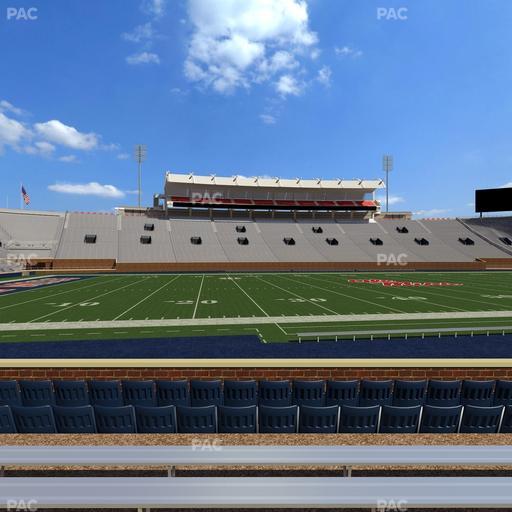 Vaught Hemingway Stadium - Section G Seat View