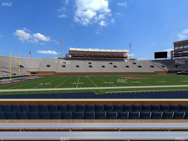 Vaught Hemingway Stadium - Section G Seat View
