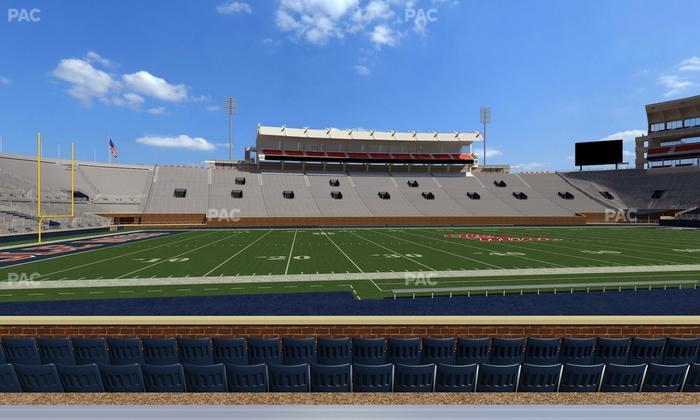 Vaught Hemingway Stadium - Section G Seat View