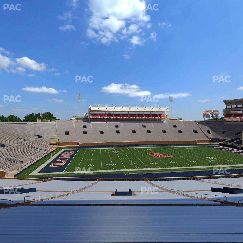 Vaught Hemingway Stadium - Section G Seat View
