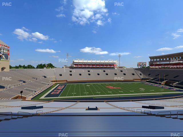 Vaught Hemingway Stadium - Section G Seat View