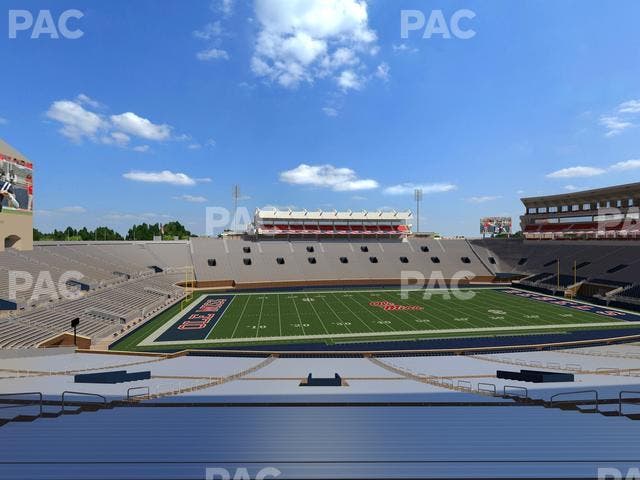 Vaught Hemingway Stadium - Section G Seat View