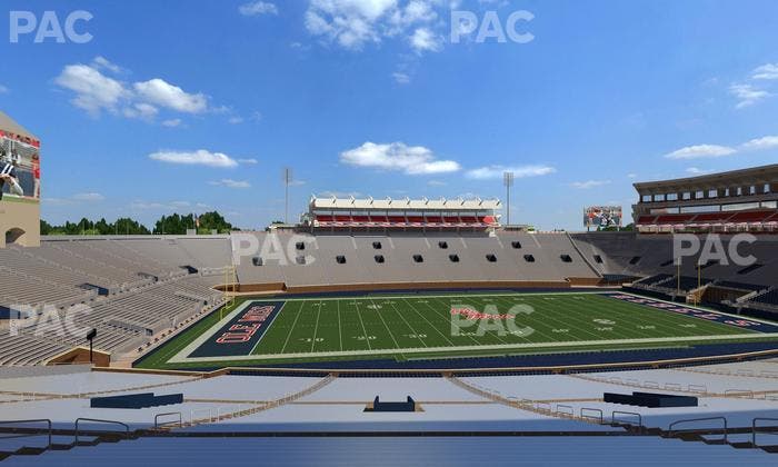 Vaught Hemingway Stadium - Section G Seat View
