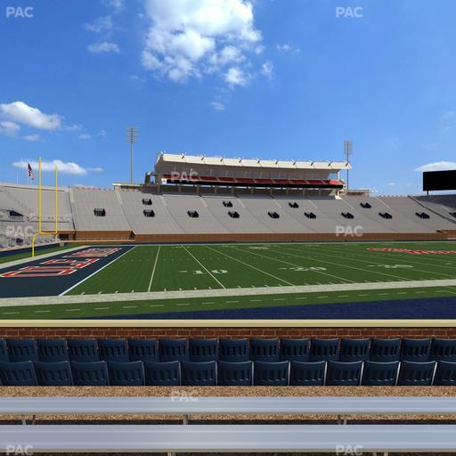 Vaught Hemingway Stadium - Section H Seat View