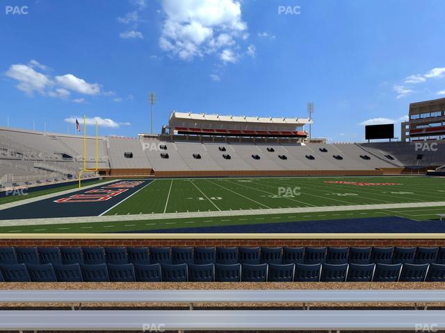 Vaught Hemingway Stadium - Section H Seat View