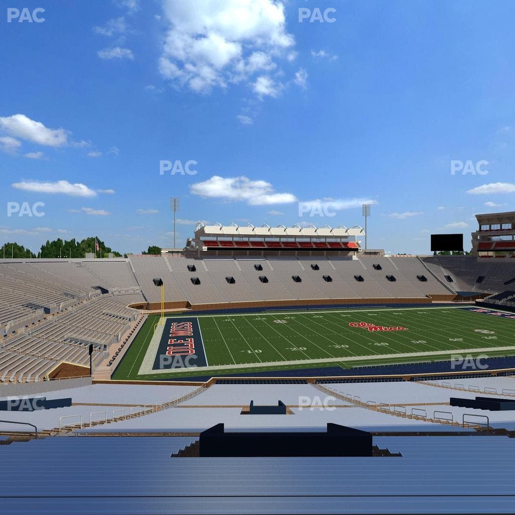 Vaught Hemingway Stadium - Section H Seat View