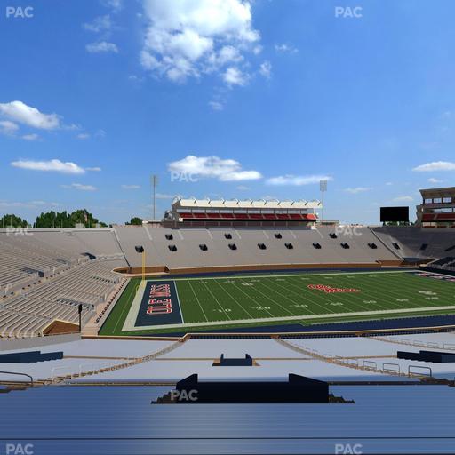 Vaught Hemingway Stadium - Section H Seat View