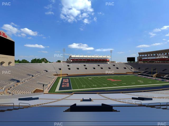 Vaught Hemingway Stadium - Section H Seat View