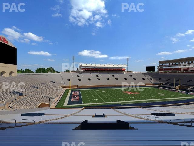 Vaught Hemingway Stadium - Section H Seat View