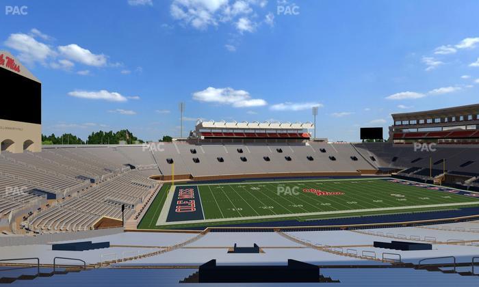 Vaught Hemingway Stadium - Section H Seat View