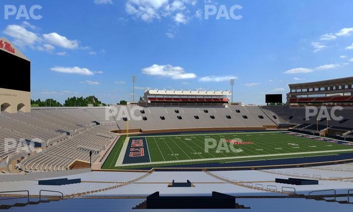 Vaught Hemingway Stadium - Section H Seat View