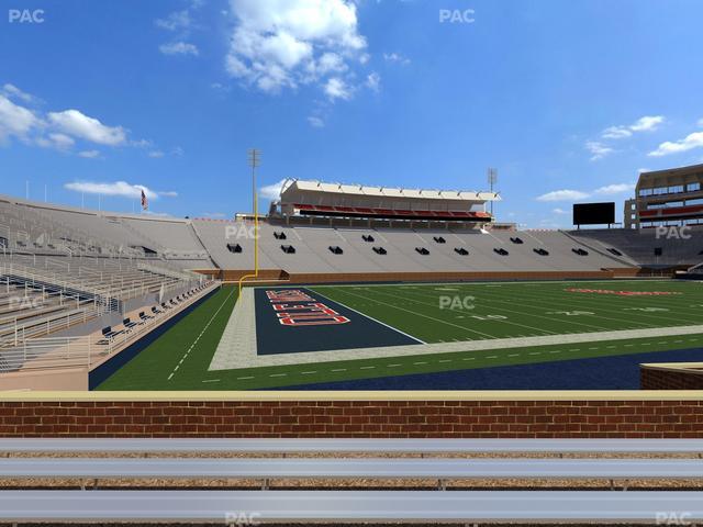 Vaught Hemingway Stadium - Section J Seat View