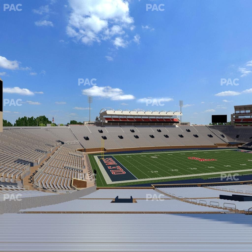 Vaught Hemingway Stadium - Section J Seat View