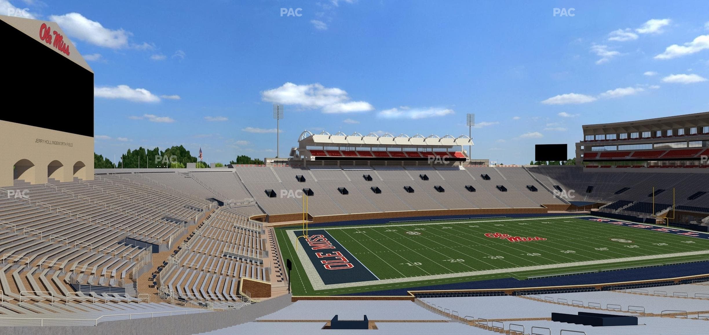 Vaught Hemingway Stadium - Section J Seat View