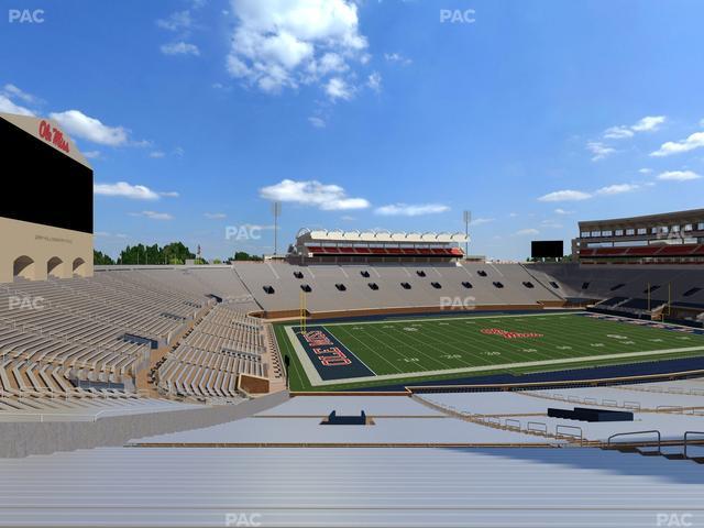 Vaught Hemingway Stadium - Section J Seat View