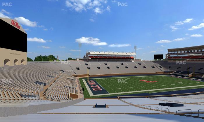 Vaught Hemingway Stadium - Section J Seat View