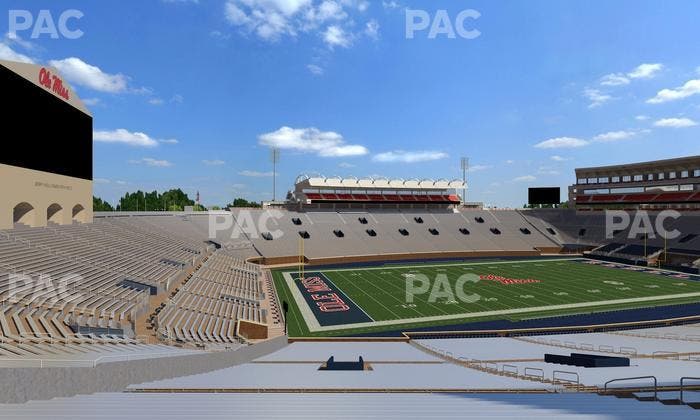 Vaught Hemingway Stadium - Section J Seat View