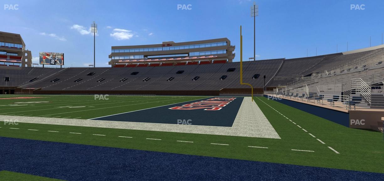 Vaught Hemingway Stadium - Section K Seat View