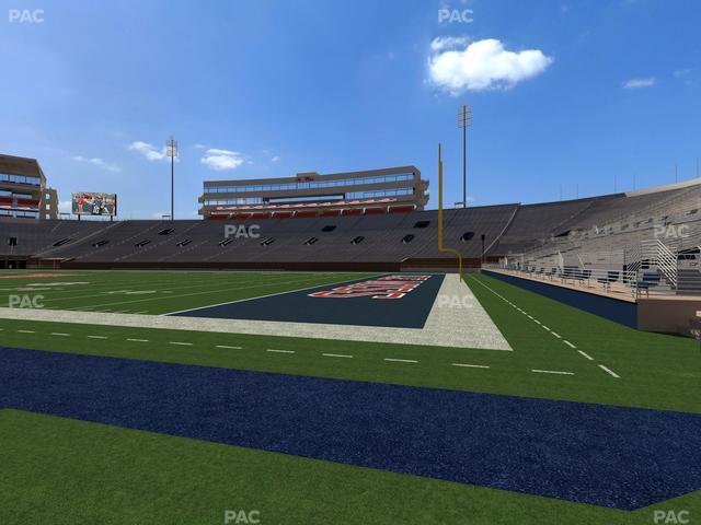 Vaught Hemingway Stadium - Section K Seat View