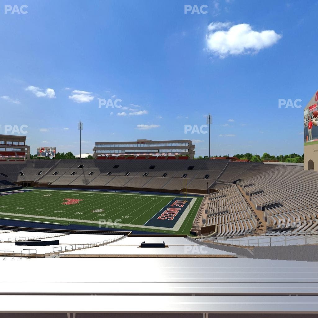 Vaught Hemingway Stadium - Section K Seat View
